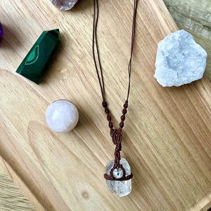 Hegyikristály amulett - ékszer - nyaklánc - hosszú nyaklánc - Meska.hu