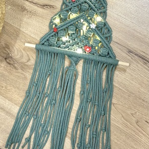 Makramé fenyőfa - Meska.hu