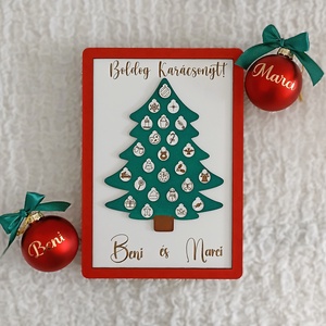 Adventi naptár / visszaszámlálás karácsonyig - karácsony - adventi díszek - adventi naptár - Meska.hu