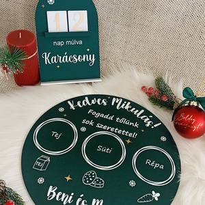 Karácsonyi visszaszámláló  - karácsony - adventi díszek - adventi naptár - Meska.hu