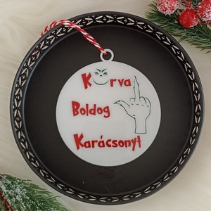 Plexi karácsonyfadísz - Grincs kollekció - karácsony - karácsonyi lakásdekoráció - karácsonyfadíszek - Meska.hu
