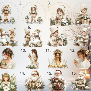 Színes karácsonyfadíszek vintage stílusban - karácsony - karácsonyi lakásdekoráció - karácsonyfadíszek - Meska.hu