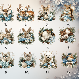 Színes karácsonyfadíszek kék színvilágban - karácsony - karácsonyi lakásdekoráció - karácsonyfadíszek - Meska.hu