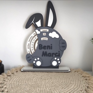 Öröknaptár gyerekeknek (nyuszi) - otthon & életmód - dekoráció - fali és függő dekoráció - falinaptár & öröknaptár - Meska.hu