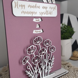 Öröknaptár - színes - Meska.hu