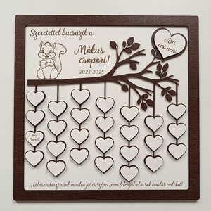 Búcsúajándék - ovis ballagás, Otthon & Életmód, Dekoráció, Asztal és polc dekoráció, Gravírozott táblák, Famegmunkálás, MESKA