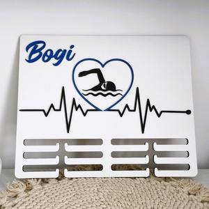 Éremtartó - úszás - otthon & életmód - dekoráció - fali és függő dekoráció - éremtartó - Meska.hu