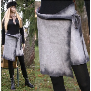SHABBY WOOL - lapszoknya - ruha & divat - női ruha - szoknya - Meska.hu