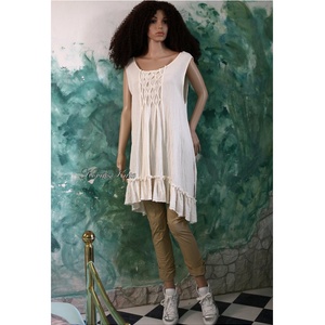 DARÁZSFÉSZKES - lagenlook tunika-ruha, kismama ruha - ruha & divat - női ruha - kismamaruha - Meska.hu