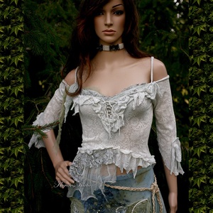 ANTOINETTE - shabby chic nimfa-top - ruha & divat - női ruha - póló, felső - Meska.hu ANTOINETTE - shabby chic nimfa-top - ruha & divat - női ruha - póló, felső - Meska.hu