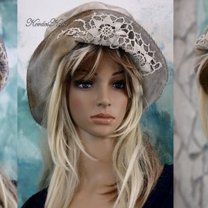 MOMO - shabby chic design-kalap - ruha & divat - sál, sapka, kendő - kalap - Meska.hu