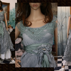 ZSÓKA - shabby chic design ruha - ruha & divat - női ruha - alkalmi ruha & estélyi ruha - Meska.hu