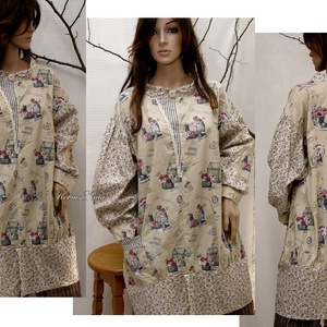 PROVANCE  - design-tunika XXL - ruha & divat - női ruha - tunika - Meska.hu