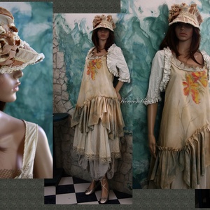 ORCHIDEA KISASSZONY - art to wear öltözet - ruha & divat - női ruha - ruha - Meska.hu