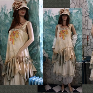 ORCHIDEA KISASSZONY - art to wear öltözet - ruha & divat - női ruha - ruha - Meska.hu