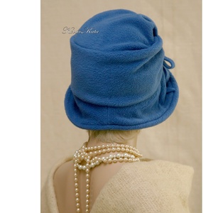 ERNA cloche - polár flapper kalap L - ruha & divat - sál, sapka, kendő - kalap - Meska.hu