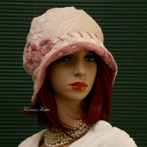 WELLSOFT-cloche - Saskia candy - design-kalap - ruha & divat - sál, sapka, kendő - kalap - Meska.hu WELLSOFT-cloche - Saskia candy - design-kalap - ruha & divat - sál, sapka, kendő - kalap - Meska.hu