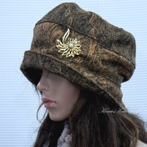 BERTA / aranyos - artsy design kalap  - ruha & divat - sál, sapka, kendő - kalap - Meska.hu