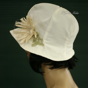 BELLA - romantikus nyári kalap - ruha & divat - sál, sapka, kendő - kalap - Meska.hu