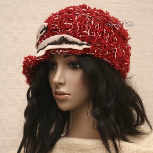 CLOCHE-ART kötött sapka - ruha & divat - sál, sapka, kendő - sapka - Meska.hu