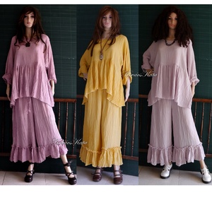 TERESA/sáfrány - babydoll tunika -kismama ruha - ruha & divat - női ruha - kismamaruha - Meska.hu