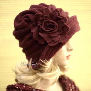 ERNA cloche/marsala - polár flapper kalap - ruha & divat - sál, sapka, kendő - kalap - Meska.hu ERNA cloche/marsala - polár flapper kalap - ruha & divat - sál, sapka, kendő - kalap - Meska.hu