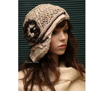 CLOCHE-ART kötött design kalap - ruha & divat - sál, sapka, kendő - kalap - Meska.hu