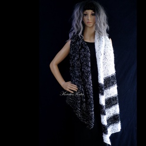 MAXI-STÓLA - extravagáns kézzel kötött mohair sál - ruha & divat - sál, sapka, kendő - stóla - Meska.hu MAXI-STÓLA - extravagáns kézzel kötött mohair sál - ruha & divat - sál, sapka, kendő - stóla - Meska.hu