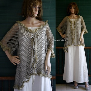 NECC-KABÁTKA - artsy lagenlook  - ruha & divat - női ruha - bolero - Meska.hu