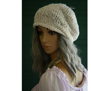BEANIE - trendi kézzel kötött sapka - ruha & divat - sál, sapka, kendő - sapka - Meska.hu