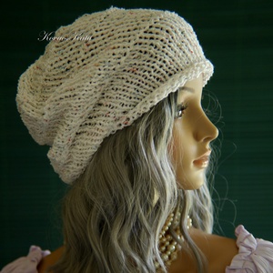BEANIE - trendi kézzel kötött sapka - ruha & divat - sál, sapka, kendő - sapka - Meska.hu