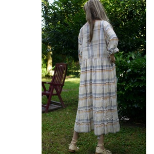 JÁZMIN XXL - puplin babydoll ruha, ingruha, kismamaruha - ruha & divat - női ruha - kismamaruha - Meska.hu