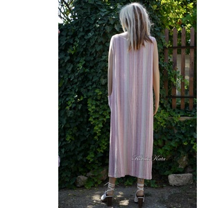  ETNO - LENVÁSZON RUHA - lagenlook design  - ruha & divat - női ruha - ruha - Meska.hu