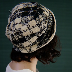 GABY - chanel-szövet design kalap - ruha & divat - sál, sapka, kendő - kalap - Meska.hu
