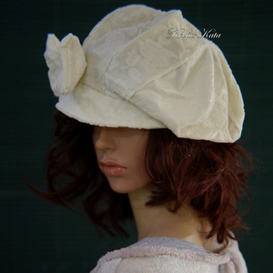LOLI-SAPI - brokát-mintás design kalap, sapka - ruha & divat - sál, sapka, kendő - kalap - Meska.hu