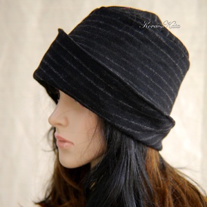 MARA cloche -  gyapjú flapper design kalap - ruha & divat - sál, sapka, kendő - kalap - Meska.hu