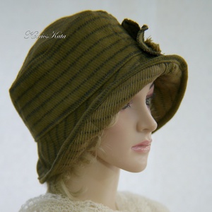 FRIDA CLOCHE XL - gyapjú design kalap / tabak - ruha & divat - sál, sapka, kendő - kalap - Meska.hu