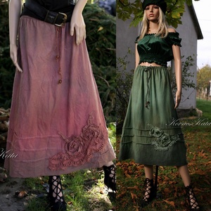 KINGA - artsy design szoknya - ruha & divat - női ruha - szoknya - Meska.hu