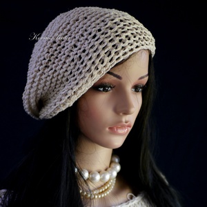 BEANIE/nyers - trendi kézzel kötött len-pamut sapka BELLE - ruha & divat - sál, sapka, kendő - sapka - Meska.hu BEANIE/nyers - trendi kézzel kötött len-pamut sapka BELLE - ruha & divat - sál, sapka, kendő - sapka - Meska.hu