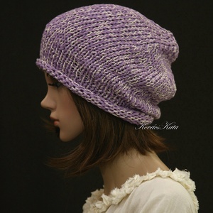 BEANIE/lila - trendi kézzel kötött pamut sapka - ruha & divat - sál, sapka, kendő - sapka - Meska.hu BEANIE/lila - trendi kézzel kötött pamut sapka - ruha & divat - sál, sapka, kendő - sapka - Meska.hu