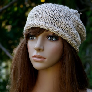 BEANIE/barack - trendi kézzel kötött sapka - ruha & divat - sál, sapka, kendő - sapka - Meska.hu BEANIE/barack - trendi kézzel kötött sapka - ruha & divat - sál, sapka, kendő - sapka - Meska.hu