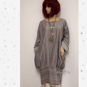 KEHELYRUHA - lagenlook tunikaruha / multicolor - ruha & divat - női ruha - ruha - Meska.hu