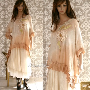 LINETTE - art to wear tunika  - ruha & divat - női ruha - tunika - Meska.hu