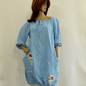 ROMI-RUCI - lagenlook tunikaruha XXL - ruha & divat - női ruha - kismamaruha - Meska.hu