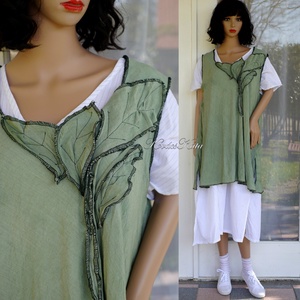 KARLA - artsy lagenlook tunika / leveles - ruha & divat - női ruha - tunika - Meska.hu