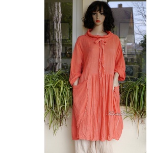 ANTHEA - lagenlook babydoll-ruha / korall - ruha & divat - női ruha - ruha - Meska.hu ANTHEA - lagenlook babydoll-ruha / korall - ruha & divat - női ruha - ruha - Meska.hu