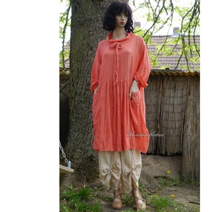 ANTHEA - lagenlook babydoll-ruha / korall - ruha & divat - női ruha - ruha - Meska.hu ANTHEA - lagenlook babydoll-ruha / korall - ruha & divat - női ruha - ruha - Meska.hu