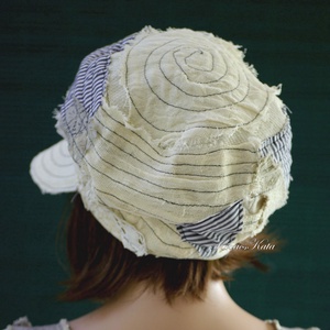 DERBY - shabby chic patchwork sapka / tamara - ruha & divat - sál, sapka, kendő - sapka - Meska.hu