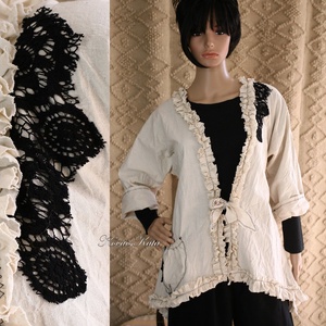 HERMINA kabátka - artsy lagenlook design - ruha & divat - női ruha - blézer & kosztüm - Meska.hu