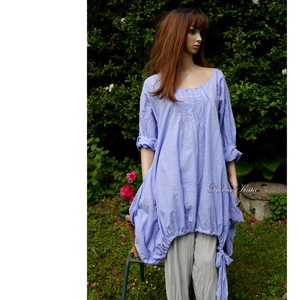 NICOLE/encián - extravagáns lagenlook tunika - ruha & divat - női ruha - tunika - Meska.hu NICOLE/encián - extravagáns lagenlook tunika - ruha & divat - női ruha - tunika - Meska.hu